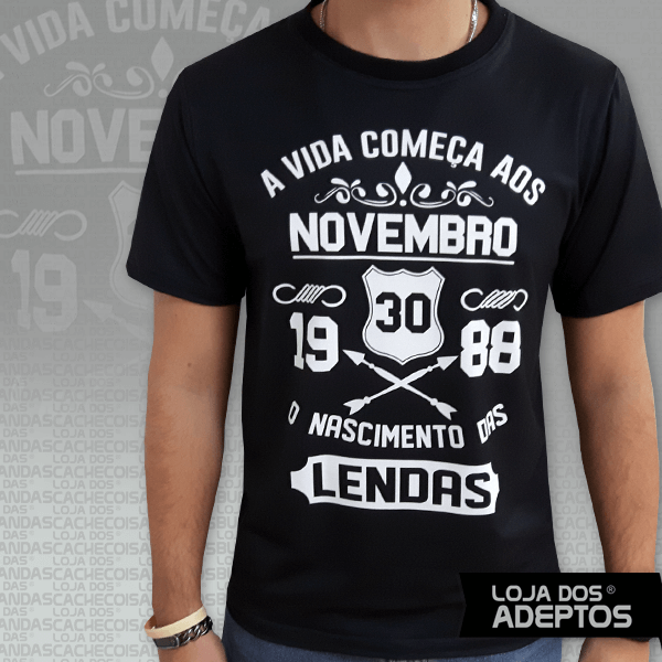 T-shirt Casual Nascimento das Lendas